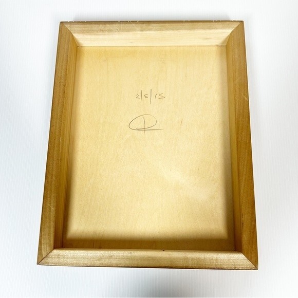 John Golden Map of Los Angeles, California Dated 2/5/15 on Wood Black and Grey - Picture 5 of 9